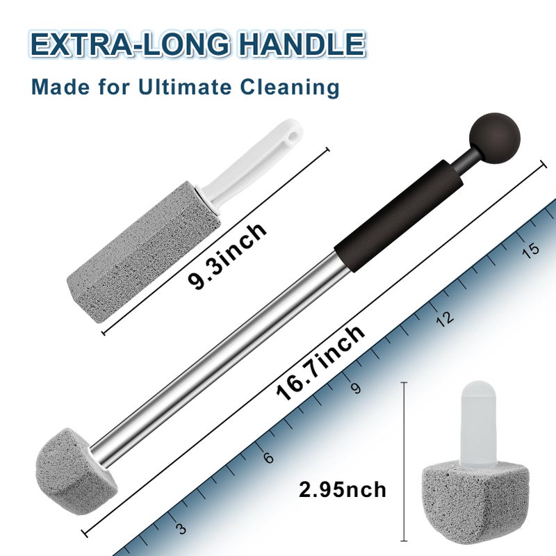Yingmore 10 Packs Pumice Stone for Toilet Cleaning,Pumice Toilet Bowl Cleaning for Cleaning Toilet,Bathtubs,Kitchen Sink,Grill - Image 2